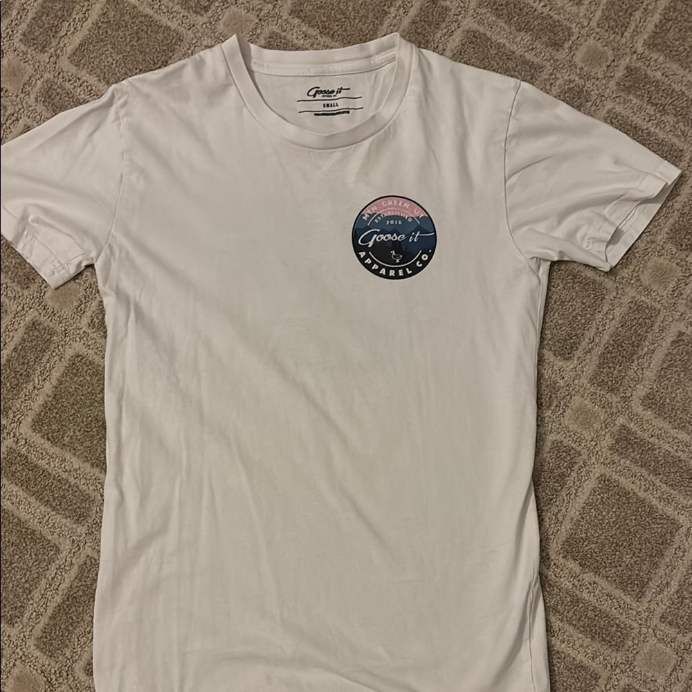 Goose It Men's White T-Shirt